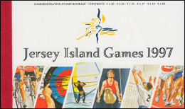 Jersey Markenheftchen 10, Sportspiele: Island Games 1997, ** - Jersey