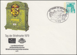 PU 110/60 BuS 40 Pf SW-LV-Tagung Briefkasten T.d.B. SSt DETTINGEN 4.11.1979 - Privé Briefomslagen - Ongebruikt