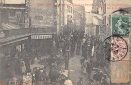 CPA 75 PARIS 5e / CURIEUX MARCHE DE LA RUE SAINT MICHEL / UN DIMANCHE VU DE LA RUE MOUFFETARD - Paris (05)