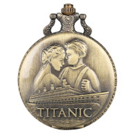 Montre Gousset NEUVE Pocket Watch - RMS Titanic Jack Dawson Et Rose Dewitt Bukater - Orologi Da Polso
