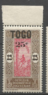 TOGO N° 119 NEUF** SANS CHARNIERE / Hingeless / MNH - Unused Stamps