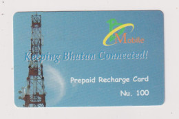 BHUTAN -  Communication Mast Remote  Phonecard - Bután