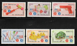 China Hong Kong 2016 Toys Of Hong Kong - 1940's To 1960's Stamps 6v MNH - Nuovi