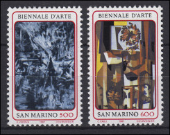 San Marino: Kunstbiennale Gemälde Paintings 1987, 2 Werte, Satz ** - Museums