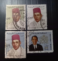 Maroc  1968 King Hassan II & 1973 -1976 Coat Of Arms And King Hassan II, 1929-1999   Modèle: R. Rabih - Used Stamps