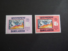 Bangladesh  MNH ** Set Of Two Stamps,1975. International Women's Year SG 60/61 (P45) - Bangladesh