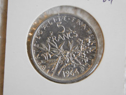 France 5 Francs 1964 SEMEUSE (899) Argent Silver - 5 Francs