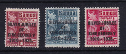 Samoa: 1935   Silver Jubilee OVPT   MH - Samoa