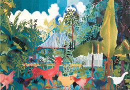 Seychelles - Mahé - Plantation - Anse Aux Poules Bleues - Art Peinture M J Adams - CPM - Voir Scans Recto-Verso - Seychelles