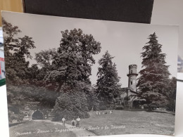 Cartolina Monza ,parco Ingresso ,Villa Reale E La Torretta 1967 - Monza