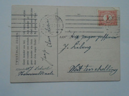 D201660  Netherlands  Cancel Ca 1907 "Tweeerlei Zegen"  -West Terschelling   J. Libeng - Cartas & Documentos