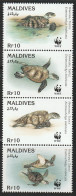 MALDIVES - N°2058/61 ** (1995) WWF : Tortues - Malediven (1965-...)