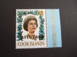 AITUTAKI 1972. ELISABETH    2 $.  Photo Is Example   OVERPRINT   MNH** (P50) - Aitutaki