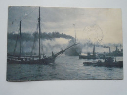 D201662   Netherlands   Cancel Alkmaar  1906  - To Utrecht   Steamers Segelboot - Covers & Documents