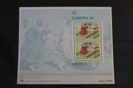 Portugal Madeira Block 2 Mit 70 Postfrisch #VI966 - Madère