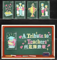 China Hong Kong 2016 A Tribute To Teachers/Teacher's Day (stamps 4v+SS/Block) MNH - Unused Stamps