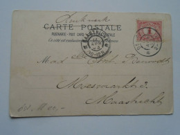 D201663    Netherlands   Cancel  Delft 1903 - To Maastricht -The Bathing Lady - Storia Postale