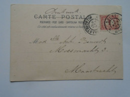 D201664   Netherlands   Cancel  Delft 1903 - To Maastricht -After Bathing - Lettres & Documents