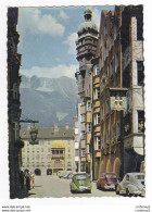 INNSBRUCK N°6 Herzog Friedrich Strasse Mit Stadtturm Und Goldenem Dachl En 1957 VOIR ZOOM VW Käfer Peugeot 203 - Innsbruck