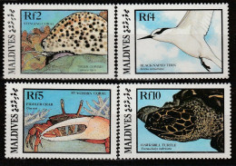 MALDIVES - N°1098/1101 ** (1986) Faune Marine - Malediven (1965-...)