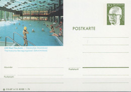 BRD FGR RFA - Bildpostkarte Bad Nauheim (MiNr: P 112) 1974 - Ungebraucht - Illustrated Postcards - Used