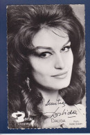 CPSM Autographe Signature De Dalida Voir Dos - Chanteurs & Musiciens