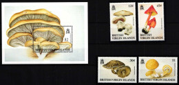 Jungferninseln 755-758 Und Block 73 Postfrisch Pilze #HQ424 - Britse Maagdeneilanden