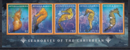 Antigua & Barbuda - Vie Marine - SEAHORSES - BF - MNH - Marine Life