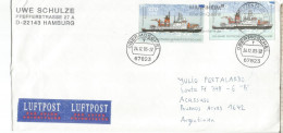 ANTARTIDA ANTARCTIC ALEMANIA ENTERO POSTAL + SELLO BUQUE POLARSTERN - Poolshepen & Ijsbrekers