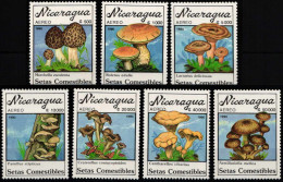 Nicaragua 3001-3007 Postfrisch Pilze #HQ465 - Nicaragua