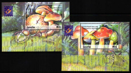 Lesotho Block 178 Und 179 Postfrisch Pilze #HQ711 - Lesotho (1966-...)