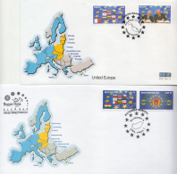 Enlargement Of The European Union Joint Issues On 11 FDCs From 2004 - European Community