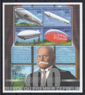 Congo - ANNIV Du VOL Du PREMIER ZEPPELIN - BF - MNH - Zeppeline