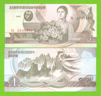 KOREA NORTH 1 WON 1992 P-39  UNC - Corée Du Nord