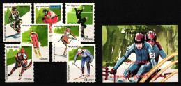 Nicaragua 2951-2957 Und Block 185 Postfrisch Olympische Spiele #HQ851 - Nicaragua