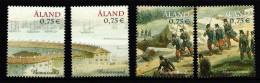 Aland 236-239 Postfrisch 150. Jahre Zerstörung Festung Bomarsund #IR173 - Ålandinseln