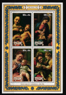 Niue Block 94 Mit 642-645 Postfrisch Weihnachten #IQ774 - Niue