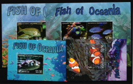 Mikronesien Block 233-234 Und 2453-2465 Postfrisch Tiere Meeresleben #IQ761 - Micronesia