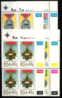 Südafrika 661-664 Postfrisch Als Viererblock Mit Eckrand #JO459 - Autres & Non Classés