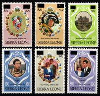 Sierra Leone 658-663 Postfrisch #KA311 - Sierra Leone (1961-...)
