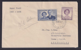Neuseeland Brief MIF Wellington Nach Cooma Neusüdwales Australien - Cartas & Documentos