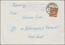 Landpost Berlin über BAD SEGEBERG 28.2.47 Auf Briefvorderseite Mit EF 925 - Usados