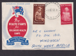 Neuseeland Brief MIF 319-320 Gesundheit Destination Kaiwharawhara Nach Windhook - Lettres & Documents