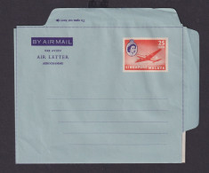 Briefmarken Singapur Malaya Ganzsache Flugpost Aerogramm 25 Cent Queen Elisabeth - Singapore (1959-...)