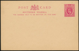 Africa Southern Nigeria Ganzsache P2 1 D. King Eduard Postal Stationery - Nigeria (1961-...)