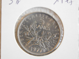 France 5 Francs 1977 SEMEUSE (912) - 5 Francs