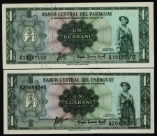 Geldschein Credit Note Banknote Paraguay 1 Guarani 192-3 A 1952 - I. - Andere & Zonder Classificatie