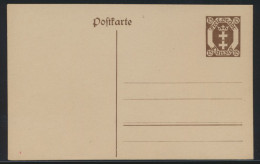 Danzig Ganzsache P 10 B Danzger Wappen 15 Pfg. Ungebraucht - Postwaardestukken