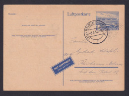 Flugpost Luftpost Berlin Ganzsache P 16 A Rheine Westfalen Kat.-Wert 15,00 - Postkarten - Gebraucht