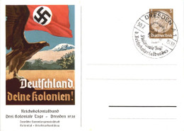 Deutschland Deine Kolonien - 3. Reich 1938 - Ehemalige Dt. Kolonien